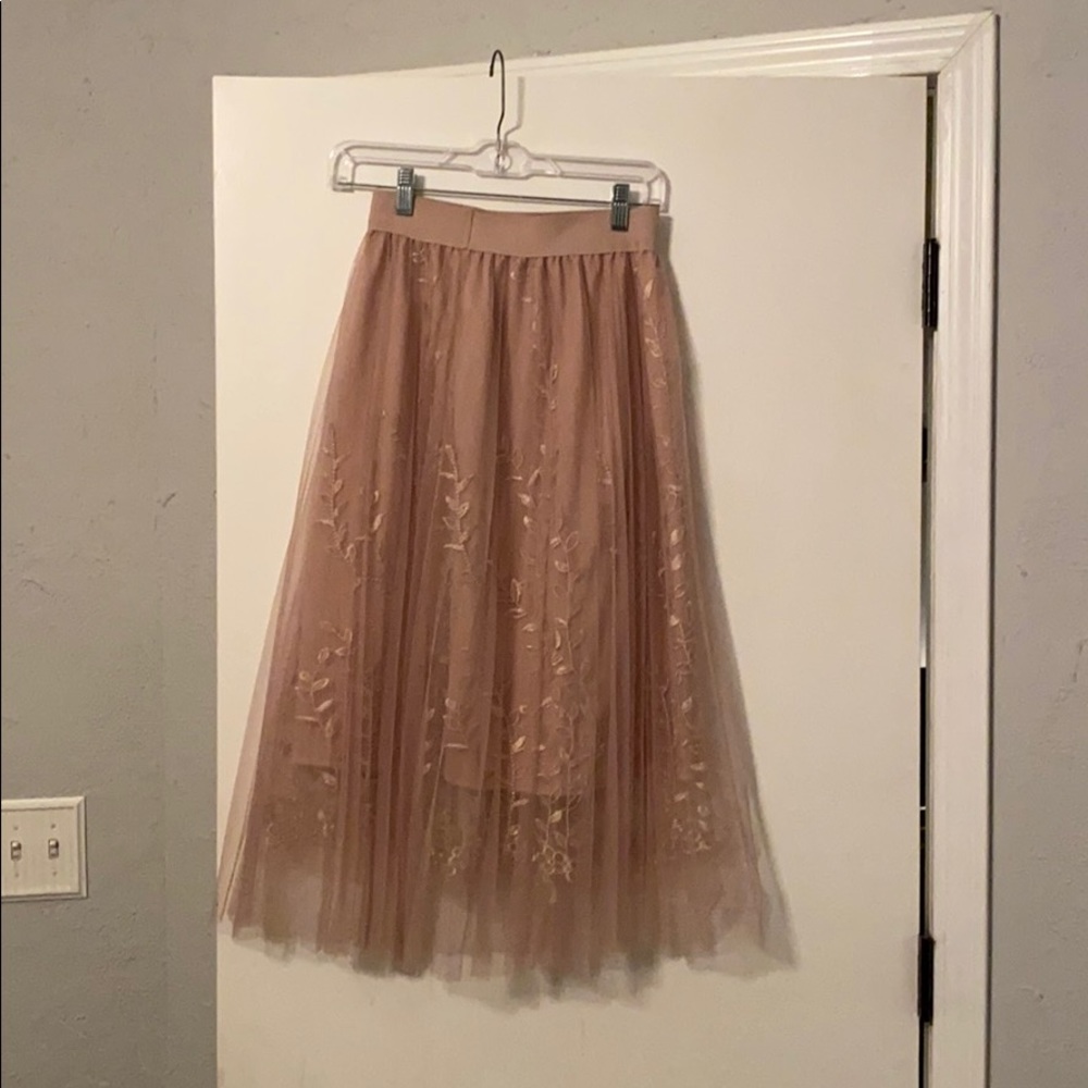 Tutu midi skirt